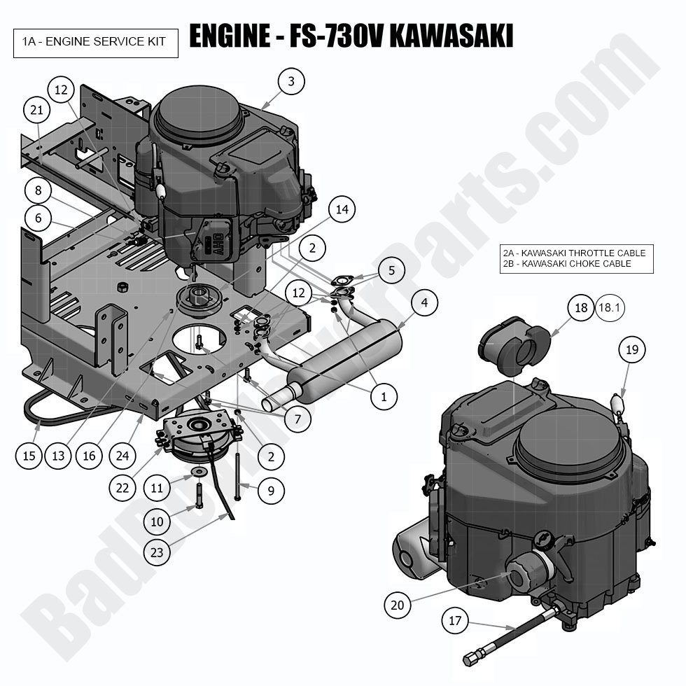 2019 Maverick - Engine - Kawasaki FS730V